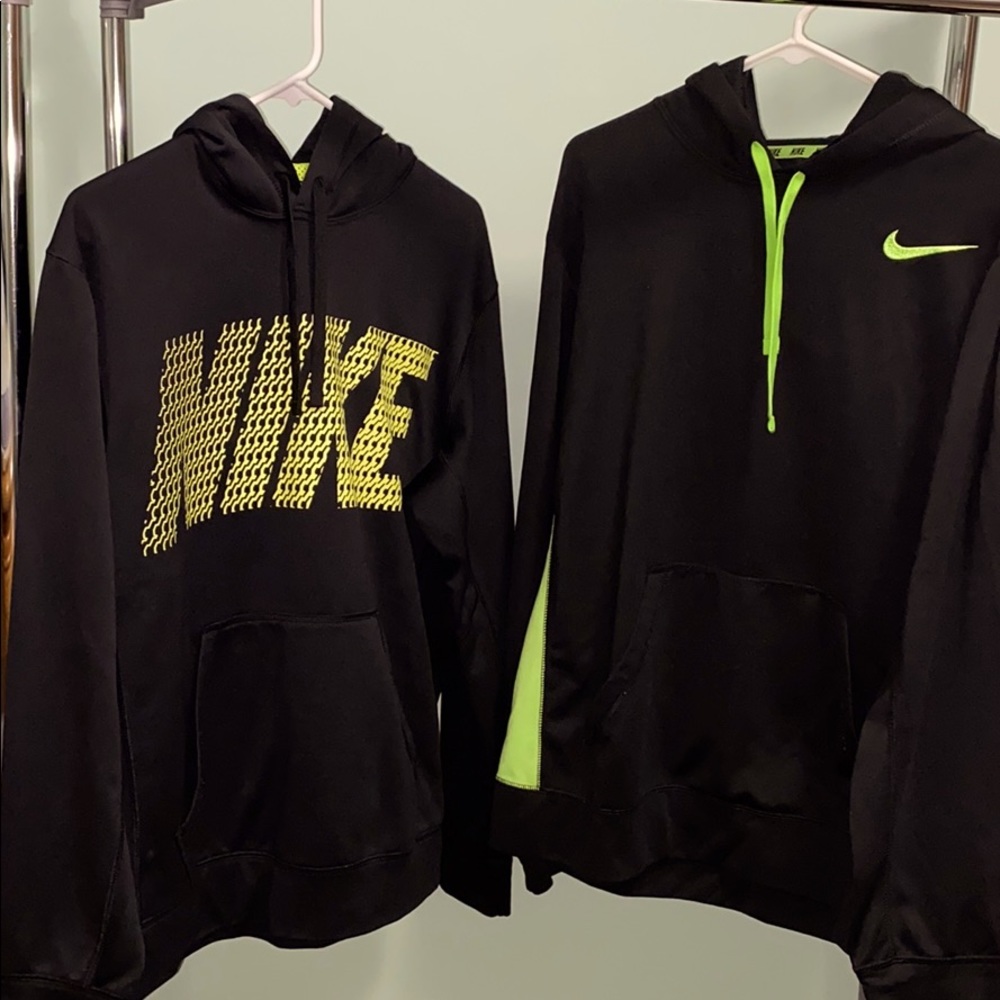 Neon Nike hoodies bundle